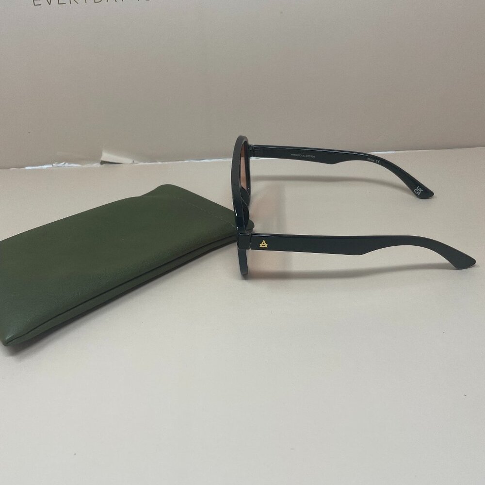 (NWT) Aire | Whirlpool Sunglasses in Black & Tan Tint - Picture 3 of 7